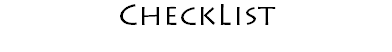 CheckList